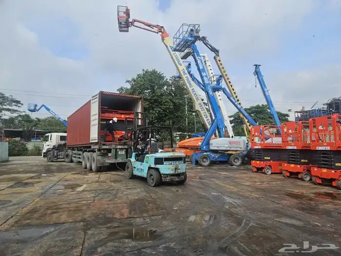 رافعه مقصيه 16متر كهرباء للايجار سيزرلفت 16متر للايجار 4