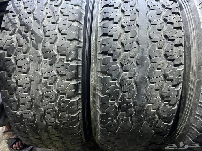 جنوط سنبوسه مقاس 16 مع كفرات دنلوب مقاس 275 70 16 5