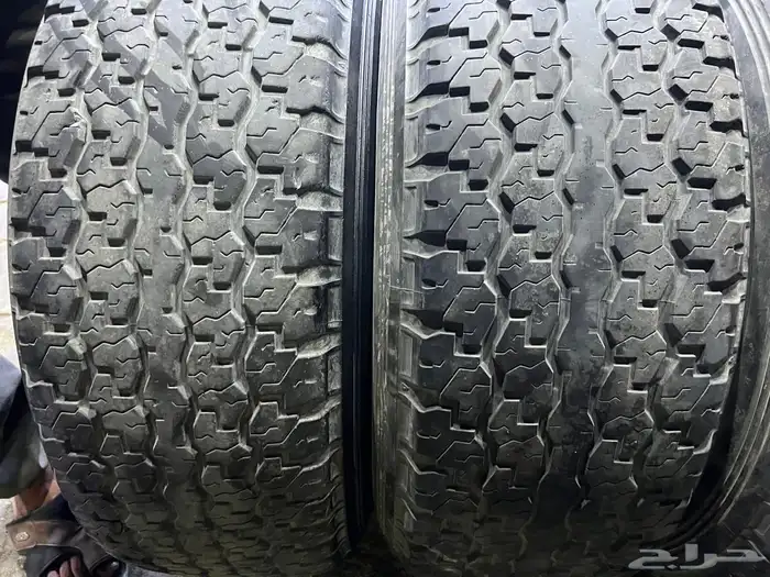 جنوط سنبوسه مقاس 16 مع كفرات دنلوب مقاس 275 70 16 13