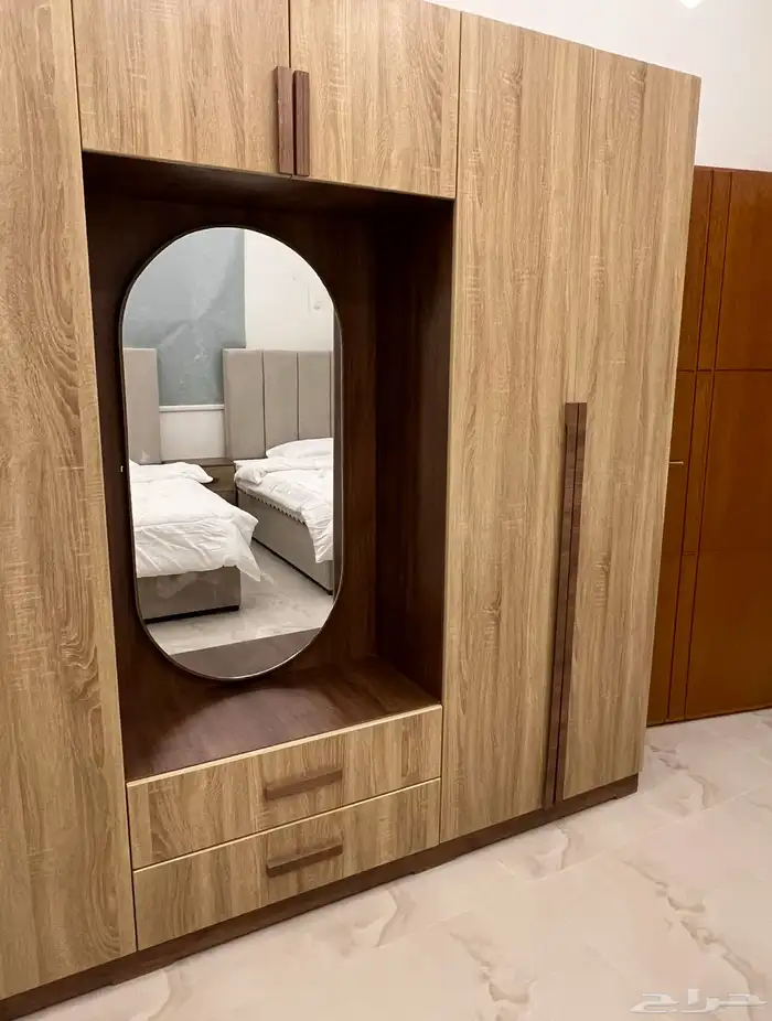 للايجار شقة مفروشه ب النعيرية غرفتين وصاله 1