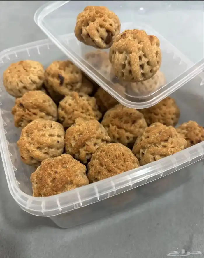 معمول التمر بالسمن البلدي  ناعم هش   بدون سكر   صحي 0