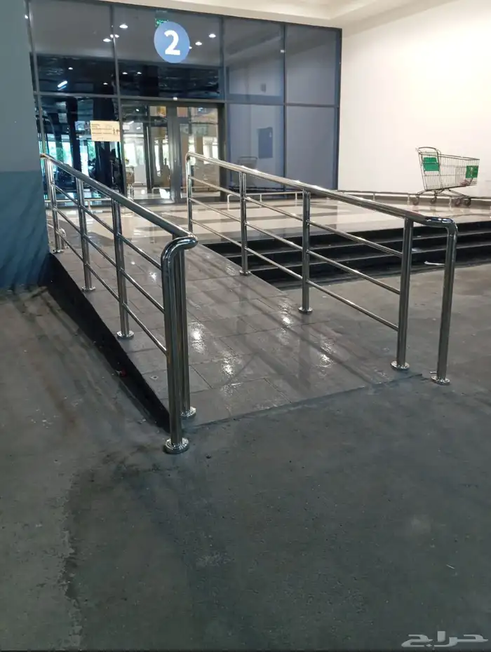 دربزين استيل حواجز مسابح مسكات جدار 1