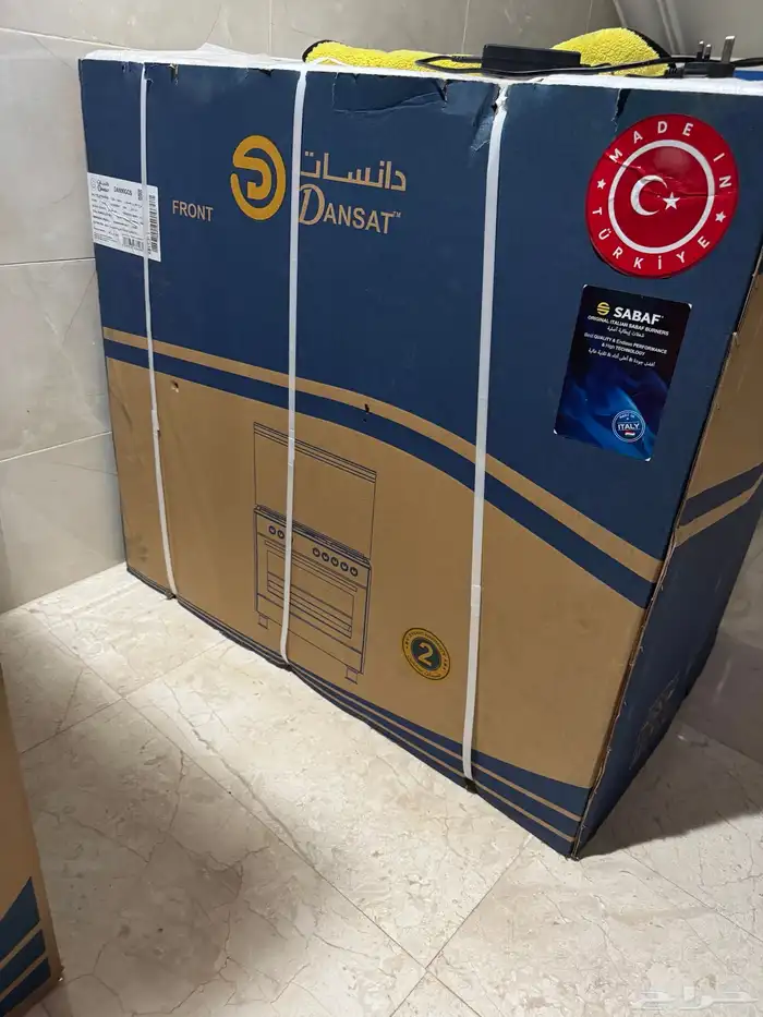 فرن غاز خمسة عيون 60  90 ثلاجة 9.50 قدم 3