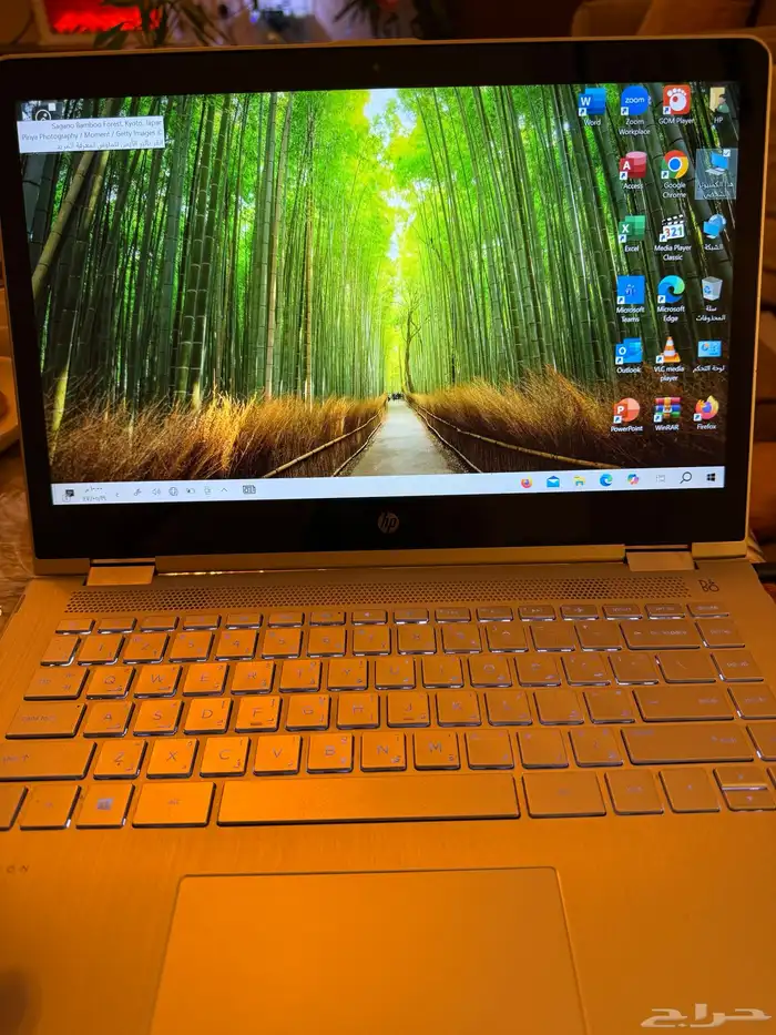 لابتوب hp يعمل أيضا باللمس ويطوا بالكامل بحالة ممتازة 5