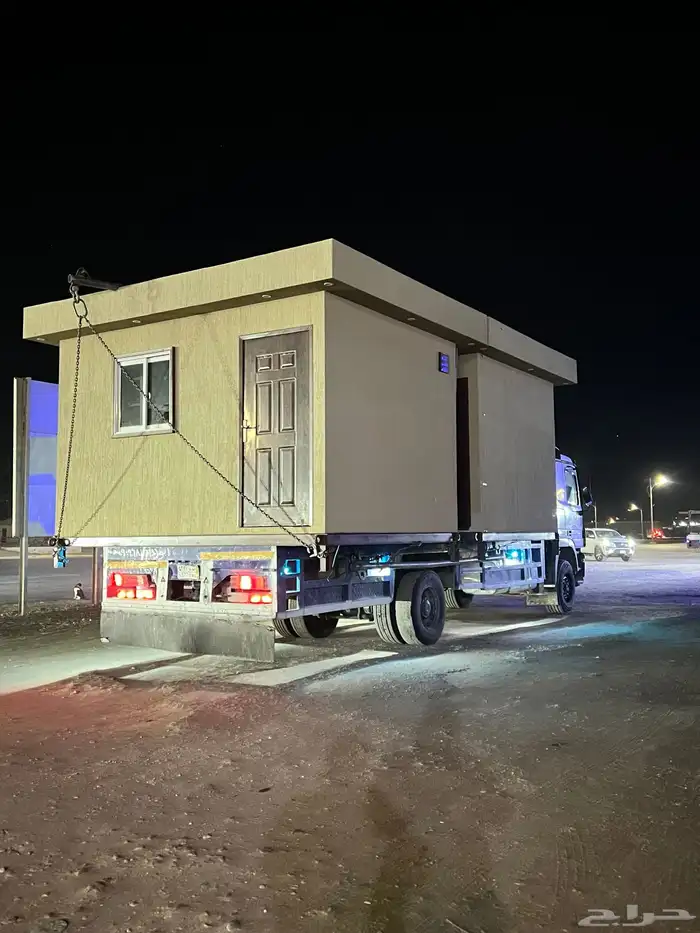 سطحات نقل كرفانات وغرف جاهزه كرينات دبل 4 5