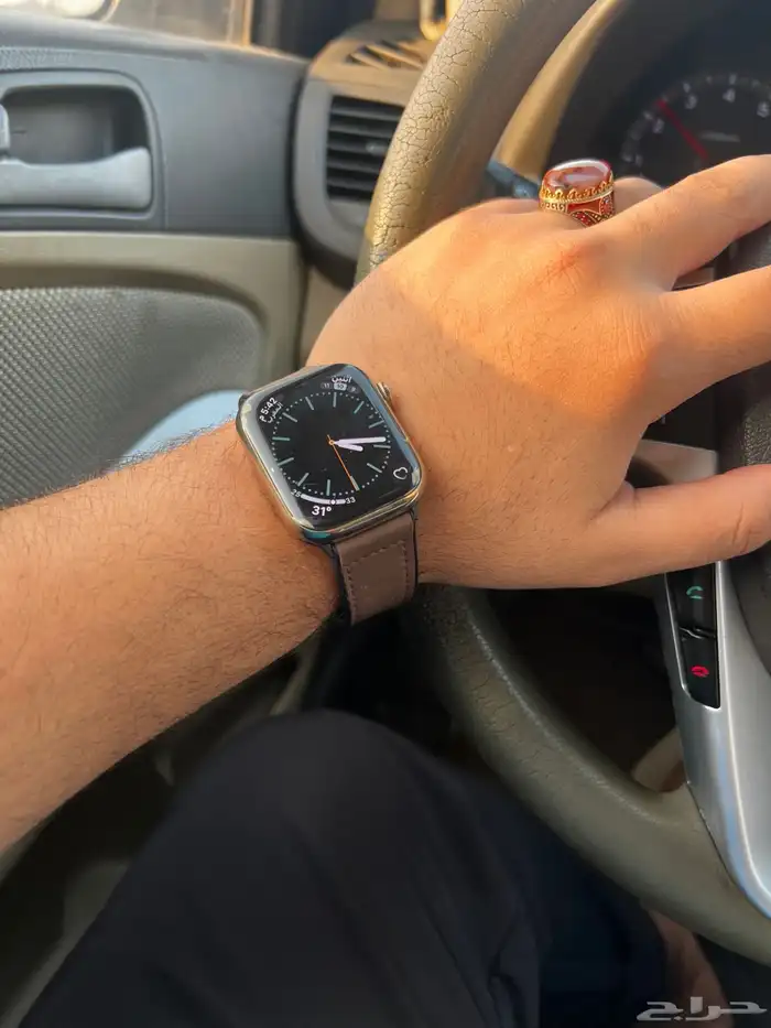 ساعة ابل اصدار 8 مقاس 45 GPS خلوي 0