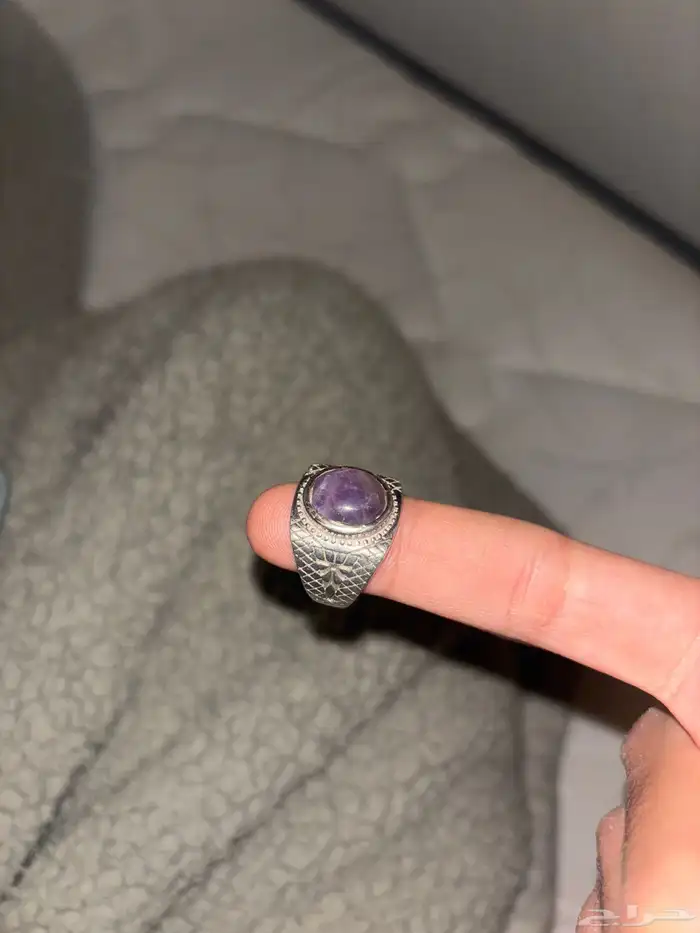 خاتم جمشت ارجواني 0