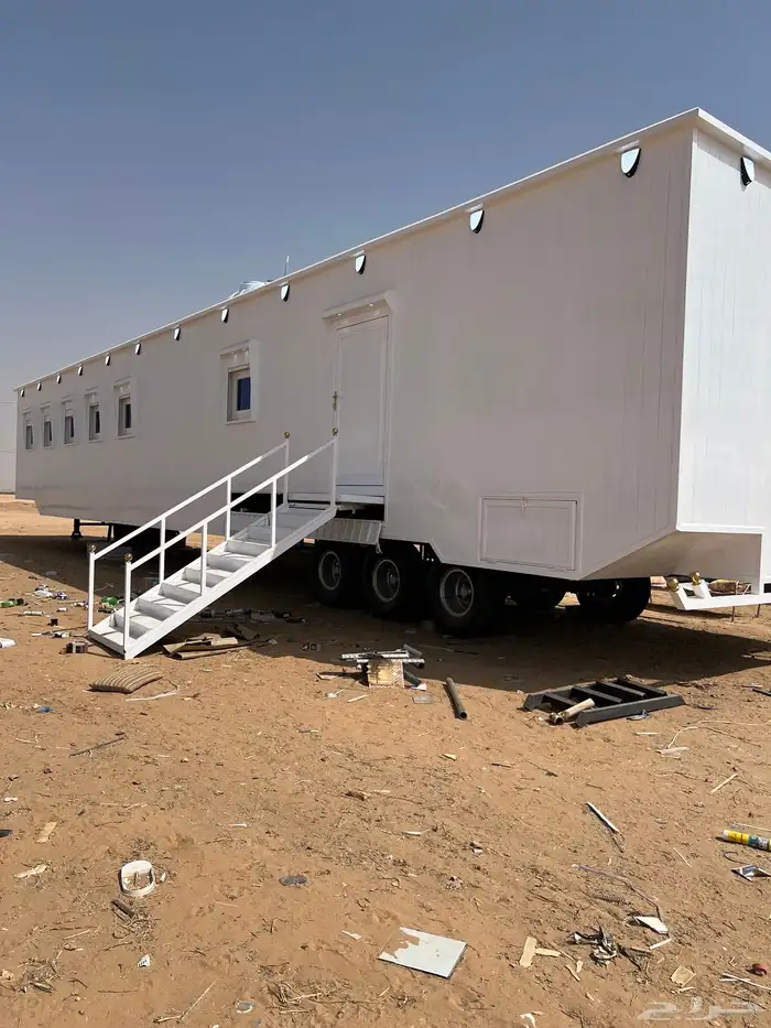 كرفان ملكي جديده الطول 22 متر عرض 4 ونص 9