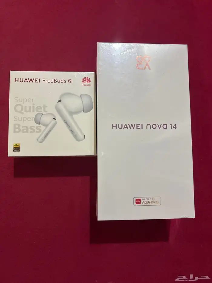 هواوي نوفا 14مع سماعهجديدة والجوال جديد بكرتونه 0