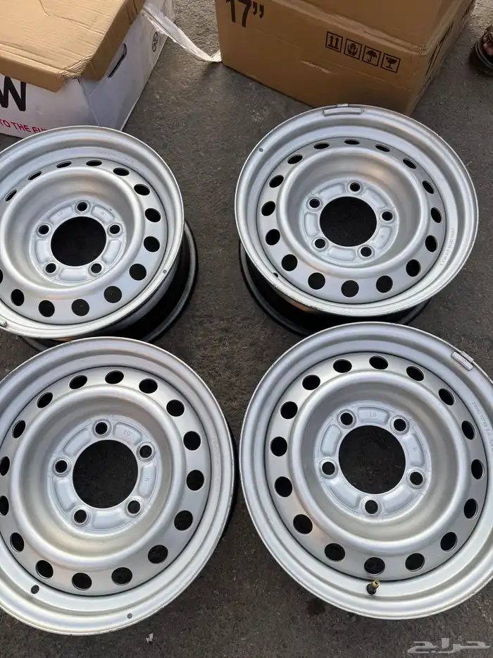 جنوط هلل شاص فضي اصلي وكاله مقاس 16 منزله من موتر اصفار 2