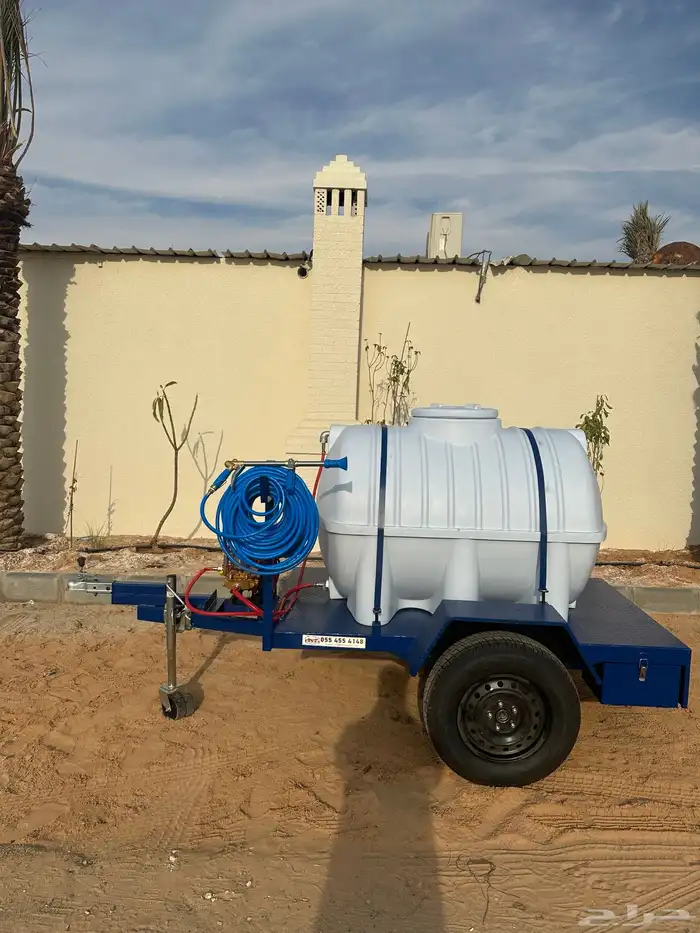 مقطورة رش مبيدات و اسمدة قلص خزان بمضخة 1