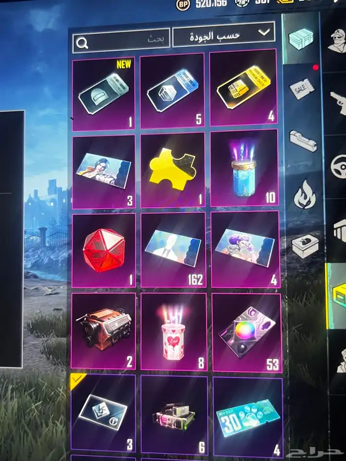 حساب ببجي للبيع 3