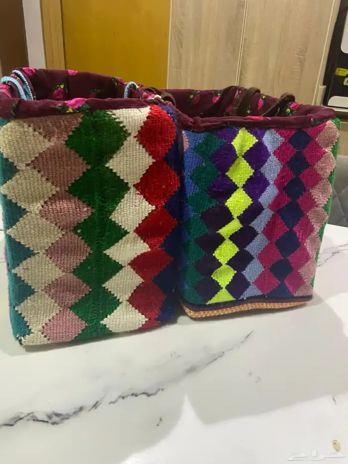 سلاله قهوه شغل يدوي بصوف 30