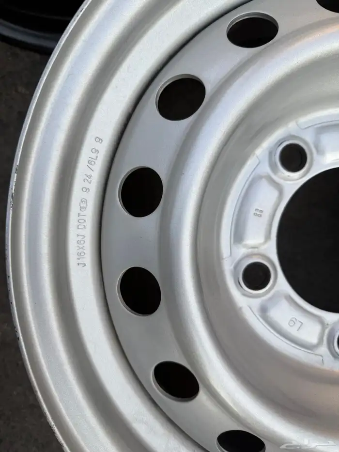 جنوط هلل شاص فضي اصلي وكاله مقاس 16 منزله من موتر اصفار 5