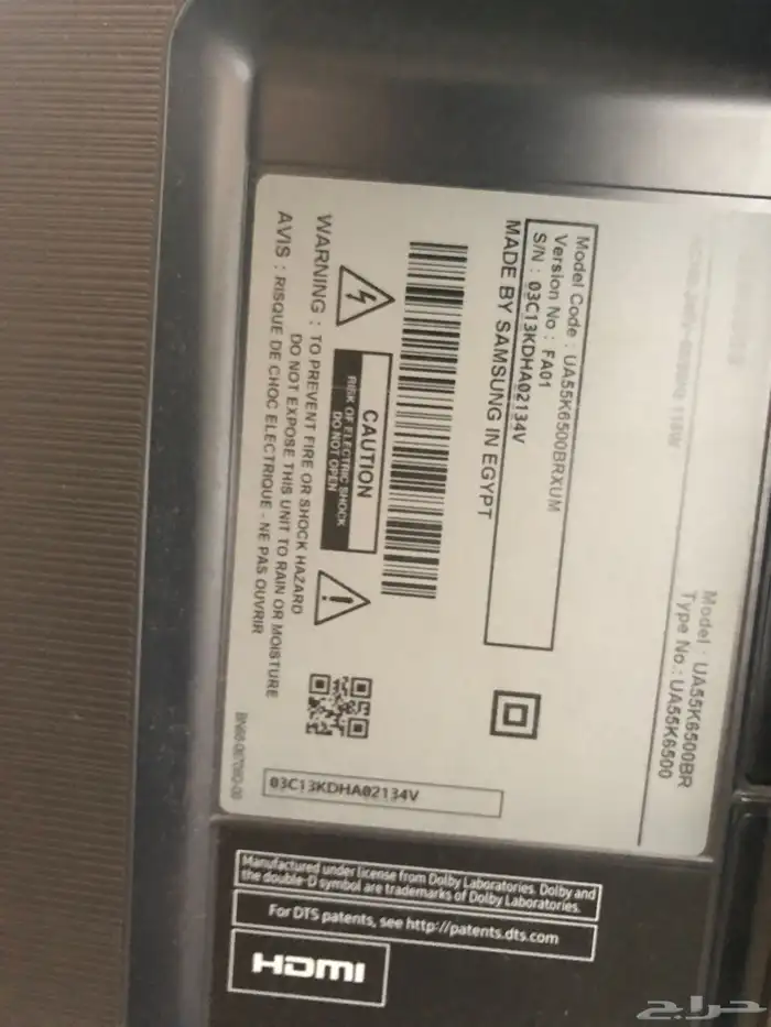 تلفزيون سامسونج المنحني 55 بوصه ( الشاشه في كسر ) 1