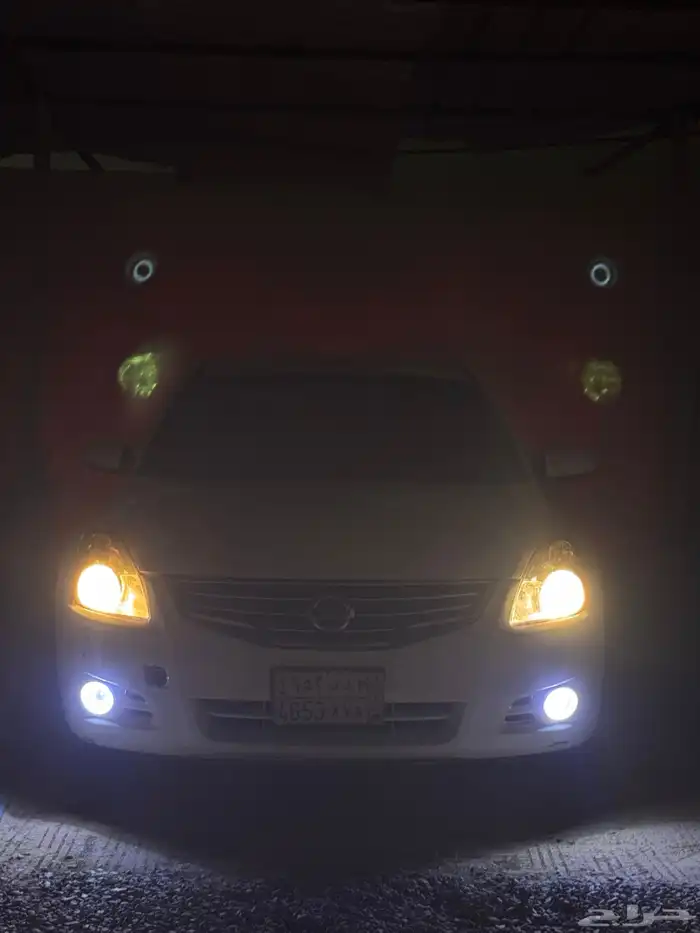 نيسان التيما 2010. سيارة مشروطة مكينه قير عضلات وشاصي 9