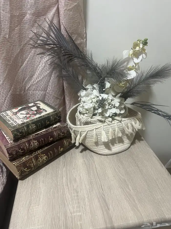 تحف سلال طقم عدد 3 قطع وكتب زينة عدد 3 قطع 4