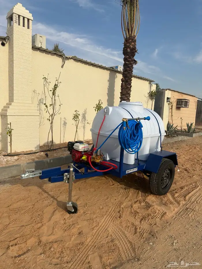 مقطورة رش مبيدات و اسمدة قلص خزان بمضخة 0