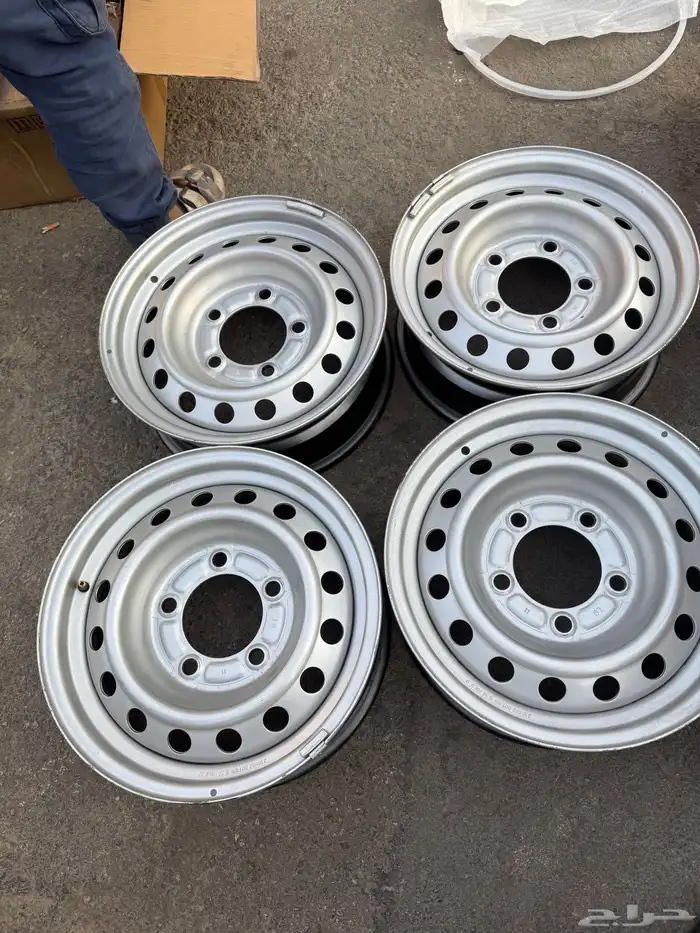 جنوط هلل شاص فضي اصلي وكاله مقاس 16 منزله من موتر اصفار 7