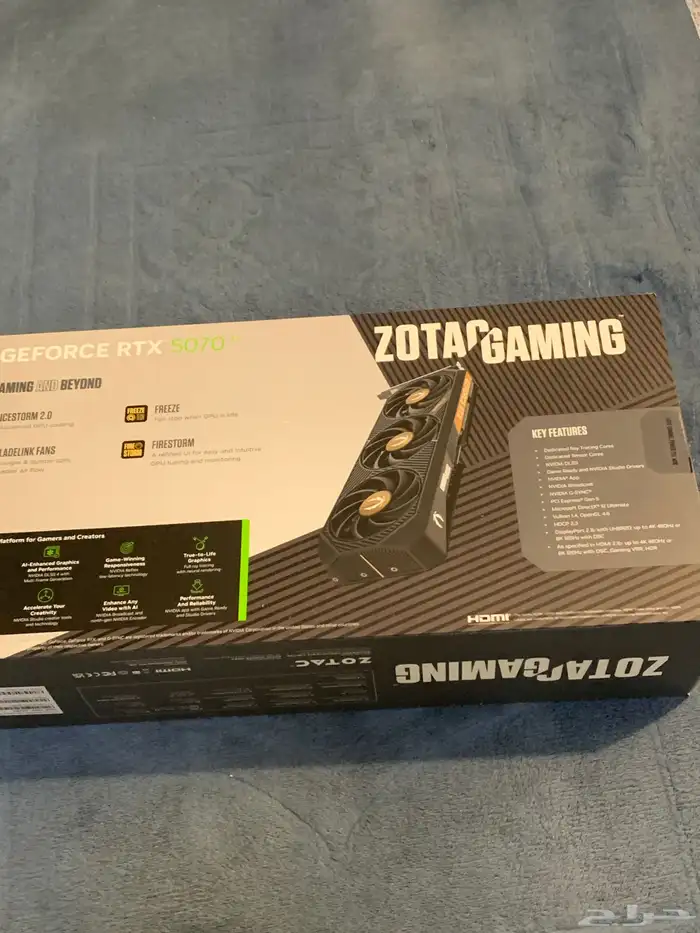 كرت شاشة RTX 5070 ti 1