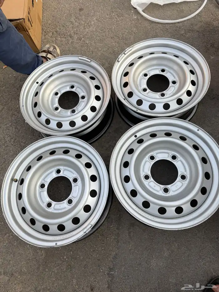 جنوط هلل شاص فضي اصلي وكاله مقاس 16 منزله من موتر اصفار 6