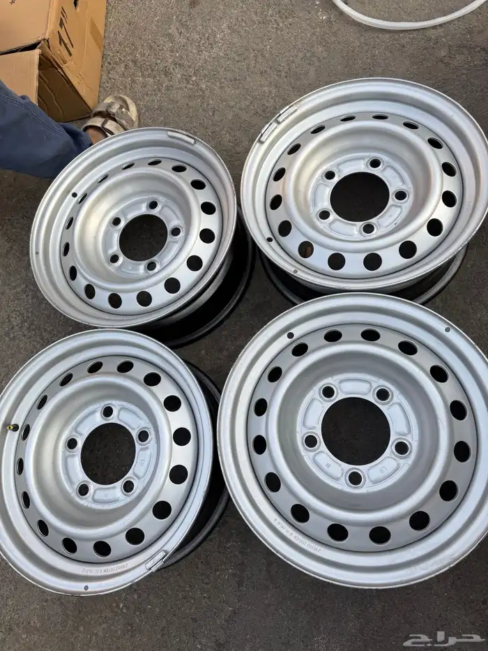 جنوط هلل شاص فضي اصلي وكاله مقاس 16 منزله من موتر اصفار 4