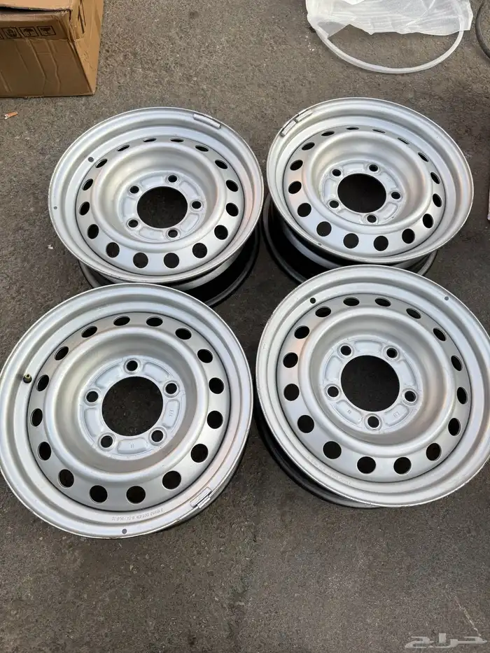 جنوط هلل شاص فضي اصلي وكاله مقاس 16 منزله من موتر اصفار 9