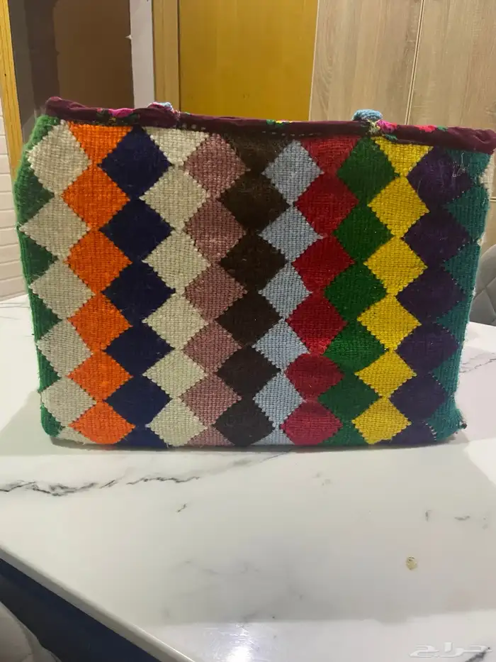 سلاله قهوه شغل يدوي بصوف 4