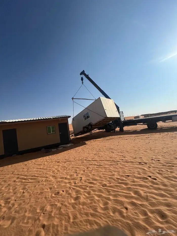 سطحات نقل كرفانات وغرف جاهزه كرينات دبل 4 2