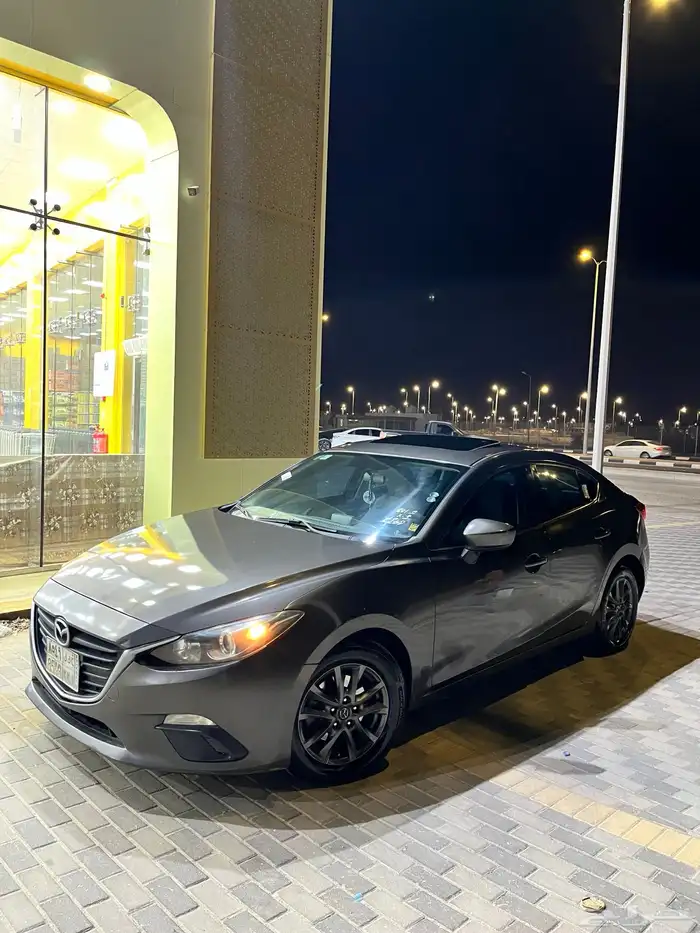 مازدا 3 الموديل 2015 قير مكينه شرط رش نضافه للفحص بدون حواث 1