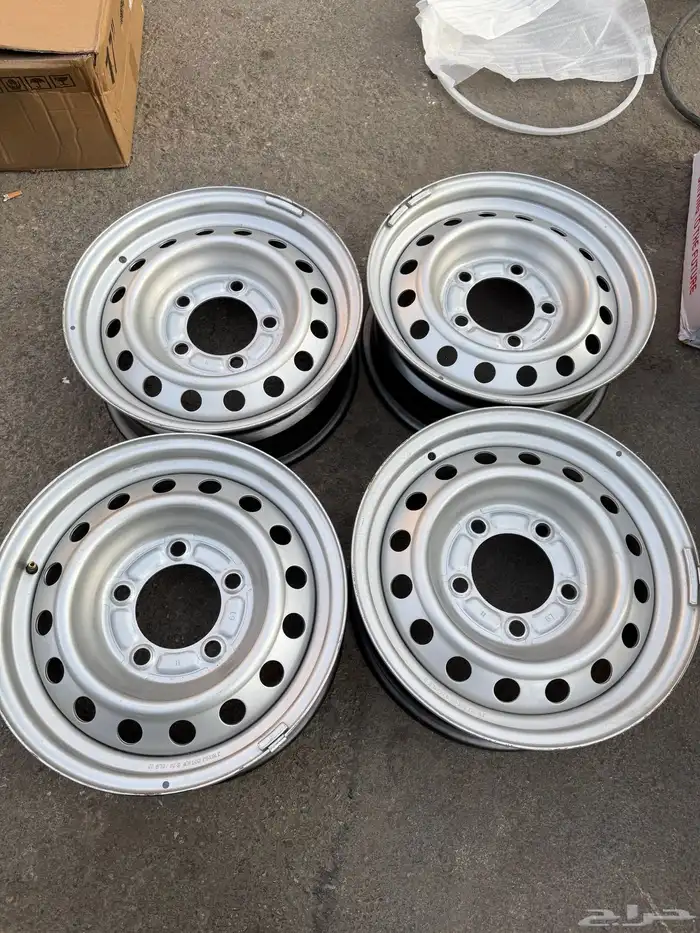 جنوط هلل شاص فضي اصلي وكاله مقاس 16 منزله من موتر اصفار 8