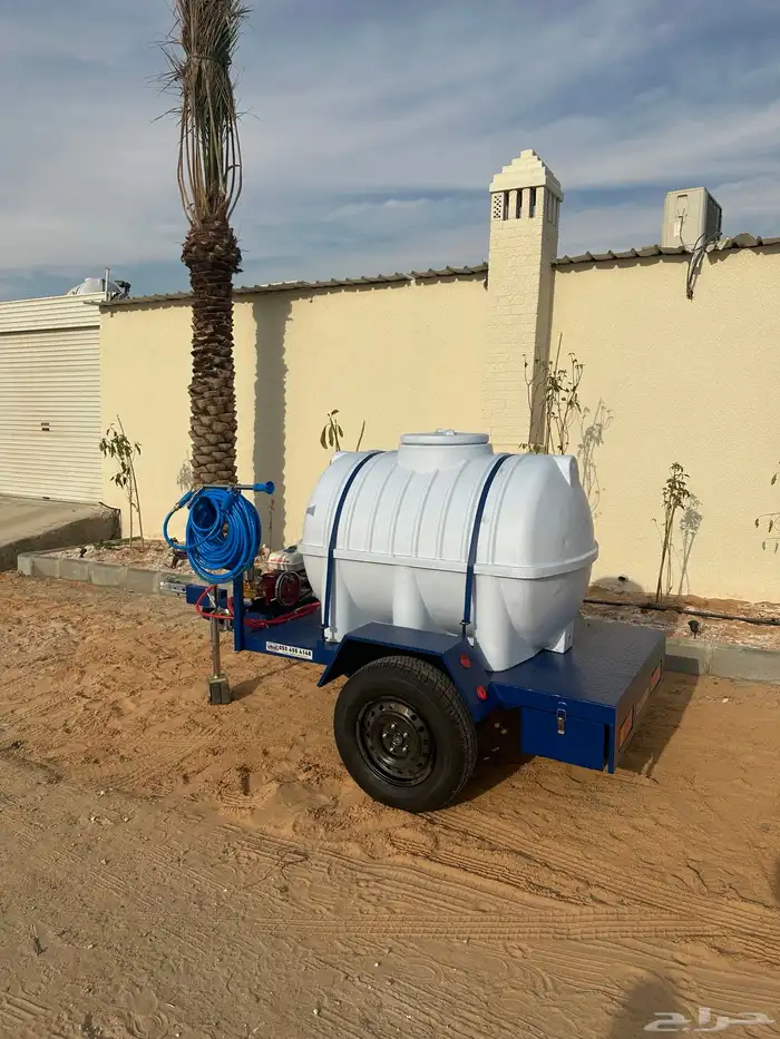 مقطورة رش مبيدات و اسمدة قلص خزان بمضخة 2