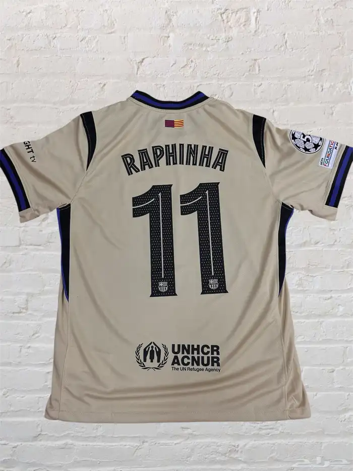 ويشيرت برشلونه طباعه رافينيا مقاس M   L 0