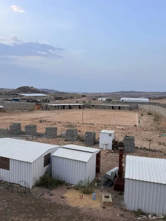 حوش م 7000 سكن 14غرفه صناعية الخميس للإيجار 0