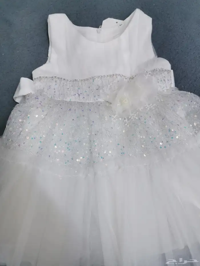 فستان طفلة جديدة لعمر ثلاث شهر إلى سنة 3