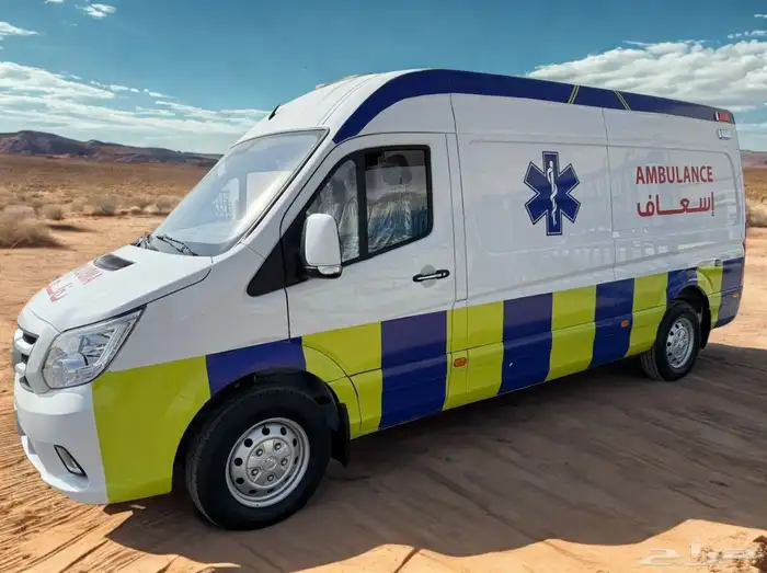 تجهيز و توريد سيارة إسعاف فوتون 1