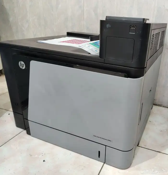 طابعة اتش بي ليزر Hp m855 ملونة A3 4