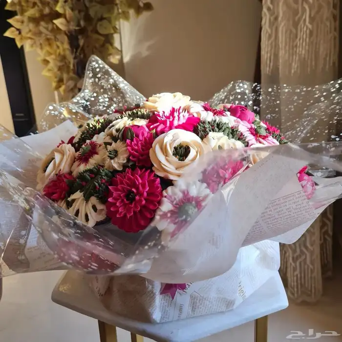 كب كيك على شكل بوكية ورد 8