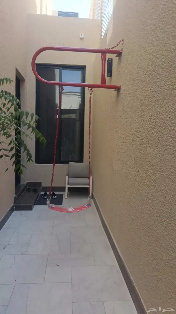 أرجوحة حديد جدارية قوية ومريحة   أرجوحة حوش خارجية للكبار 2