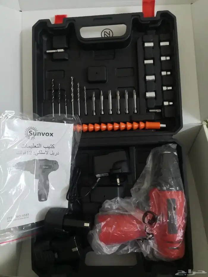 دريل لاسلكي 12 فولت 5