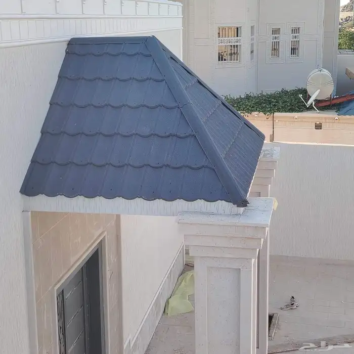 مشب نار قرميد جمالون قماش ملكي مشب رخام 3