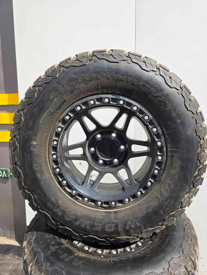 جنوط ميثود مع كفرات نص حجري ويدواي مقاس 17 1