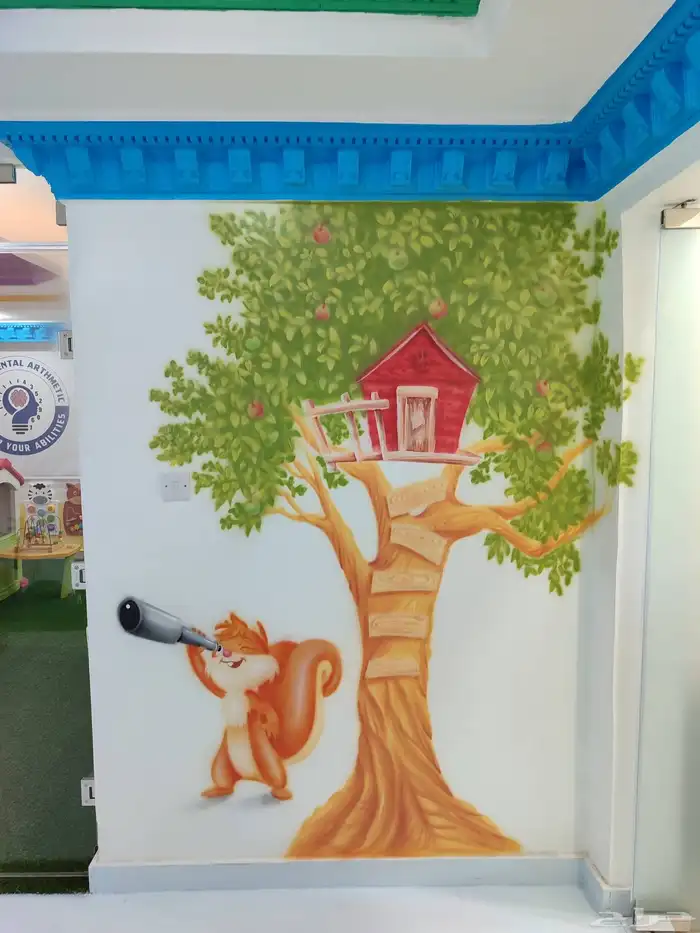 رسام محترف بالرياض رسم مدارس روضات دقه عاليه 2