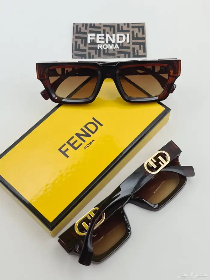 نظارات_ نسائي   جديده من ماركات فندي   مع جميع ملحقات 2