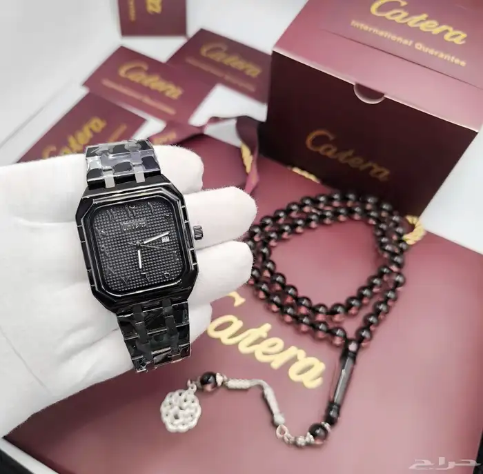 ساعات Catera الأنيقة للرجال مع مسبحة فخمة 6