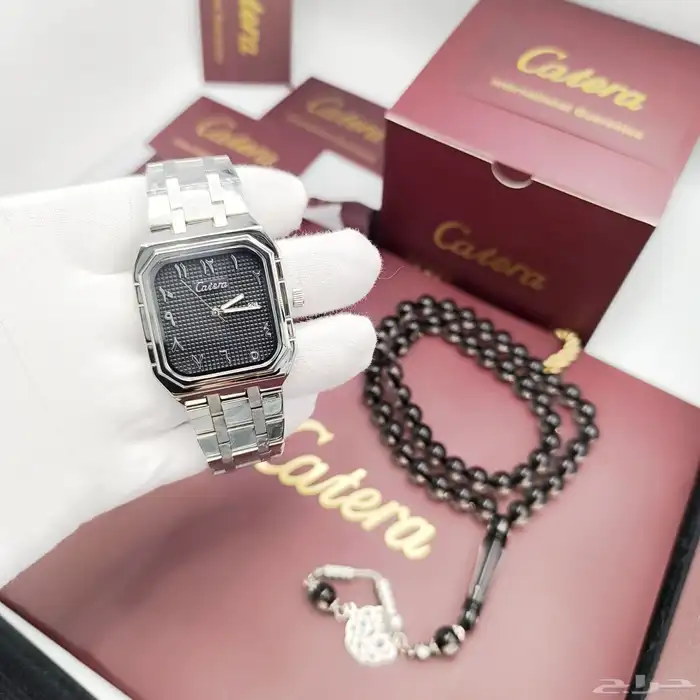 ساعات Catera الأنيقة للرجال مع مسبحة فخمة 5