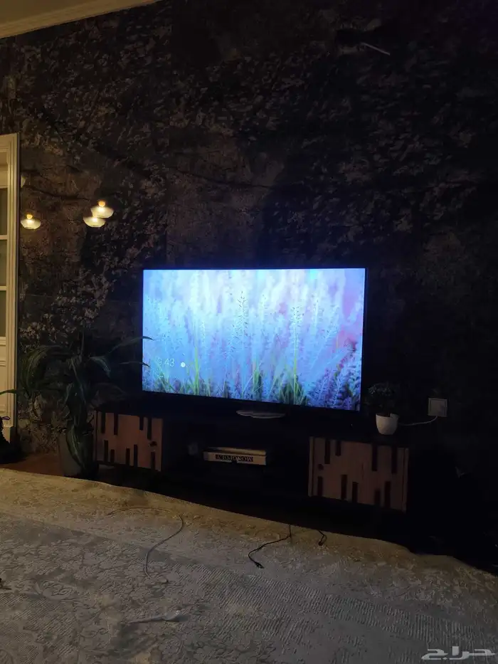 تلفزيون 55بوصه مع بلاستيشن 4 0