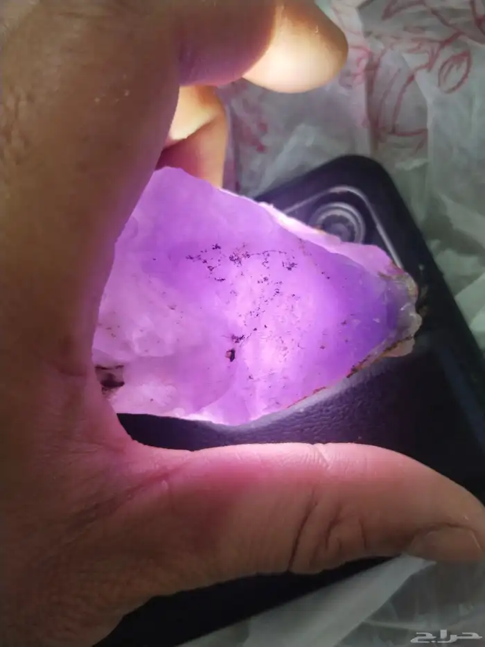 أحجار أماتست خام (جمشت ) لون فاخر مشبع وشفايفة عالية ج 2