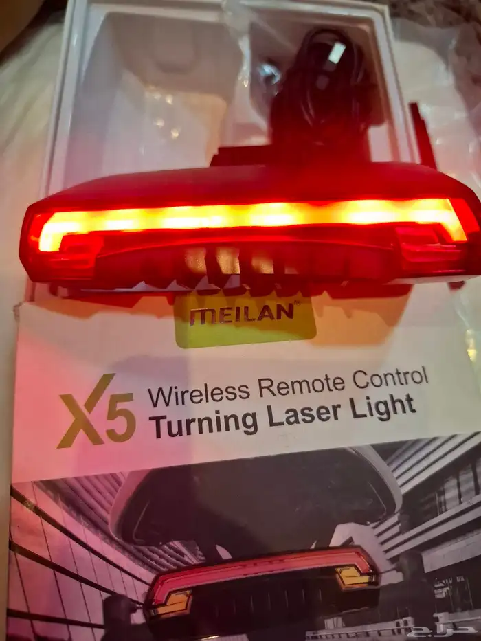 اناره خلفيه دراجه سيكل دباب مع اشاره وفليشر 1