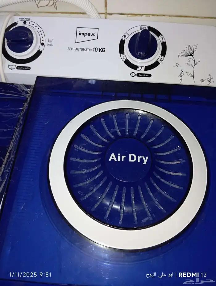 غسالة حوضين إستعمال قليل 10 كيلو 4